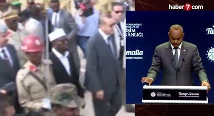 Somalili Bakan'dan T&uuml;rk&ccedil;e mesaj: Erdoğan'ın ziyareti irade beyanıydı