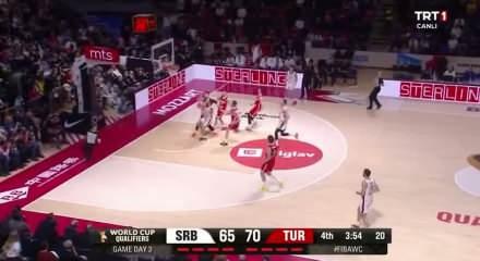 A Milli Takım, Sırbistan'ı yıktı ge&ccedil;ti