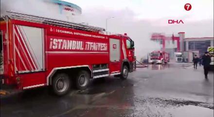 Silivri&rsquo;de kau&ccedil;uk fabrikasında yangın