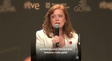 Susan Sarandon: Gazze&rsquo;ye destek a&ccedil;ıklamalarım sonrası ABD&rsquo;deki projelerden men edildim.