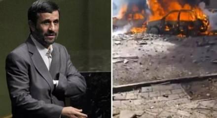 Tahran'da hareketli saatler: Eski Cumhurbaşkanı Ahmedinejad'ın evi bombalandı