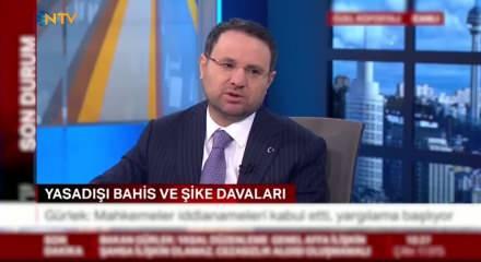 Adalet Bakanı G&uuml;rlek Bahis uyuşturucu operasyonları hakkında konuştu