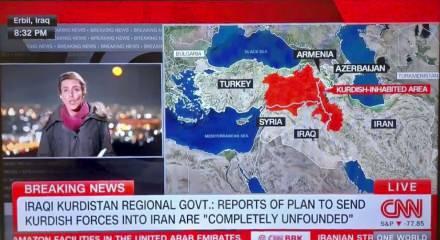 CNN International&rsquo;ın haritasına T&uuml;rkiye&rsquo;den sert tepki