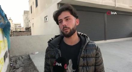 Adana'da bebeği ve babasını yangından kurtaran gen&ccedil;: Baba az kalsın aşağı atıyordu