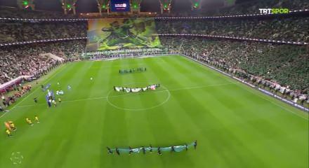 Al-Ahli trib&uuml;nlerinden muhteşem koreografi! Başrolde Merih Demiral var