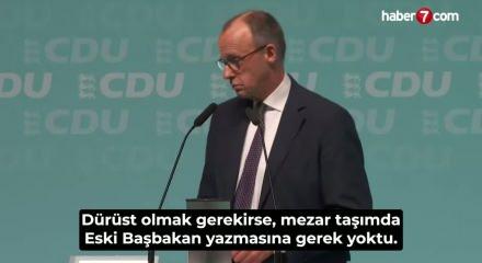 Alman Başbakan'dan Filistin pankartına tepki: Biz İsrail'in yanındayız!