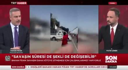 Bakan Fidan: İran'ın stratejisi son derece yanlış