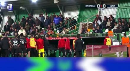 Bodrum&rsquo;da ırk&ccedil;ılık skandalı: Bacuna&rsquo;ya hakaret eden taraftar g&ouml;zaltına alındı