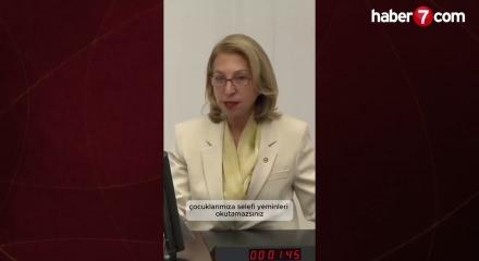 CHP Milletvekili S&uuml;reyya &Ouml;neş Derici: "T&uuml;rkiye asla bir İslam devleti olmayacak"