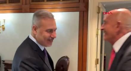 Fidan, ABD'nin Ankara B&uuml;y&uuml;kel&ccedil;isi ve Suriye &Ouml;zel Temsilcisi Barrack'ı kabul etti