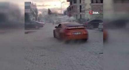 Gaza geldim dedi 140 bin cezadan ka&ccedil;amadı! Drift pahalıya patladı