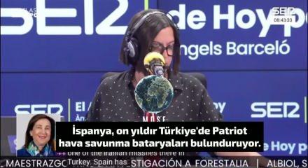 İspanya İran'dan T&uuml;rkiye'ya atılan f&uuml;zenin d&uuml;ş&uuml;r&uuml;lmesine yardım etti