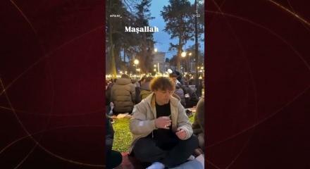 İstanbul'un &uuml;niversitelerinde Ramazan coşkusu: Tek tek gezip o anları paylaştı