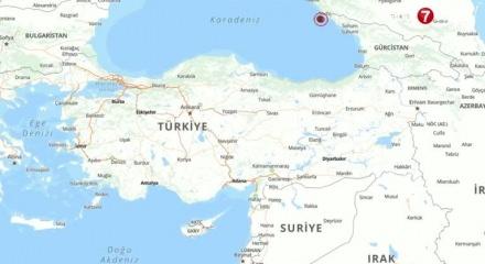 Karadeniz'de korkutan deprem
