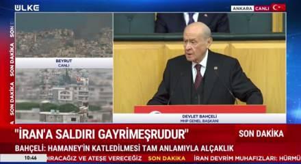 MHP lideri Devlet Bah&ccedil;eli İran'a sabır ve başsağlığı diledi