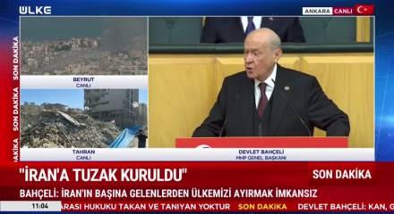 MHP lideri Devlet Bah&ccedil;eli' milli birlik ve kardeşliği savunmaktan başka se&ccedil;eneğimiz yok dedi..