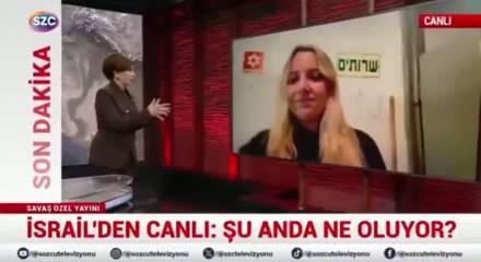 &Ouml;zlem G&uuml;rses siyonizm destek&ccedil;isi T&uuml;rk&uuml; Avcı'yı yayına bağladı