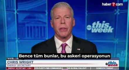 ABD Enerji Bakanı Wright: İran &ccedil;atışması birka&ccedil; hafta i&ccedil;inde bitecek