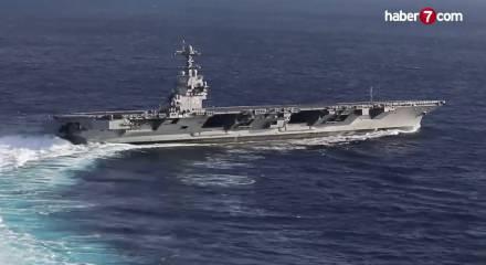 USS Gerald R. Ford u&ccedil;ak gemisinde yangın