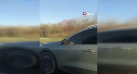 Dur ihtarına uymayan s&uuml;r&uuml;c&uuml; ekipleri peşine b&ouml;yle taktı