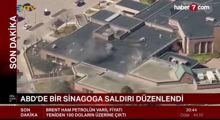 ABD&rsquo;de sinagoga silahlı saldırı