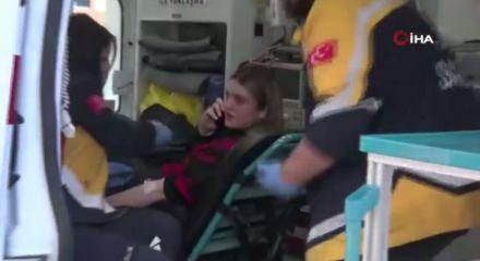 Ataşehir&rsquo;de iki İETT otob&uuml;s&uuml; &ccedil;arpıştı: Yolcu yaralandı