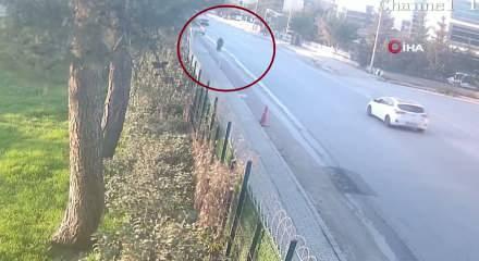 Bursa'da cinayet gibi kaza anı! Bisikletli adamı hayattan koparan kaza