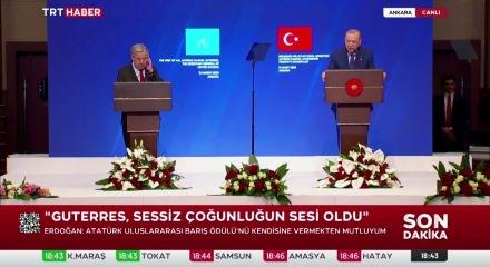 Cumhurbaşkanı Erdoğan: Nerede bir yangın varsa s&ouml;nd&uuml;rmek i&ccedil;in su taşıyoruz