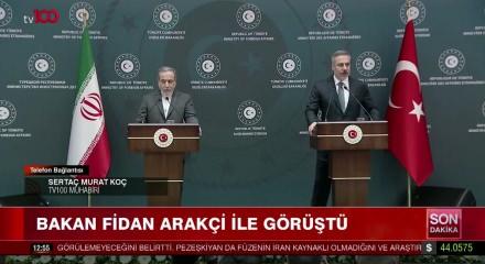 Hakan Fidan İranlı mevkidaşı Arak&ccedil;i ile g&ouml;r&uuml;şt&uuml;!