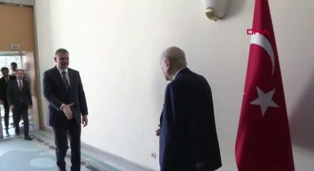  İ&ccedil;işleri Bakanı Mustafa &Ccedil;ift&ccedil;i, Devlet Bah&ccedil;eli'yi ziyaret etti