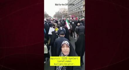İran'da halk ABD ve İsrail'e karşı protesto g&ouml;sterilerinde bulundu