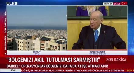 MHP lideri Devlet Bah&ccedil;eli İran'da oynanan k&uuml;resel oyuna tepki g&ouml;sterdi!