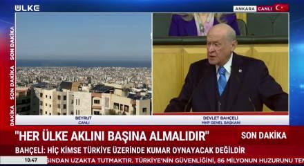 MHP lideri T&uuml;rkye'ye gelen f&uuml;zelere sert tepki g&ouml;sterdi