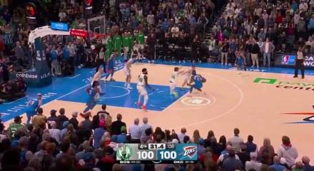 NBA'de m&uuml;thiş ma&ccedil;! Thunder-Celtics ma&ccedil;ında 63 yıllık rekor kırıldı