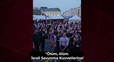 İki farklı D&uuml;nya Kadınlar G&uuml;n&uuml;: Batı'da 'İsrail'e &ouml;l&uuml;m', İstanbul'da 'isyan' &ccedil;ağrısı