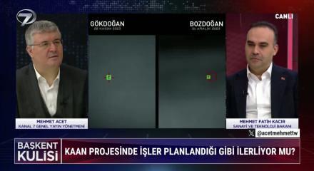 Sanayi ve Teknoloji Bakanı Kacır Kaan savaş u&ccedil;ağının motor &uuml;retimi hakkında konuştu