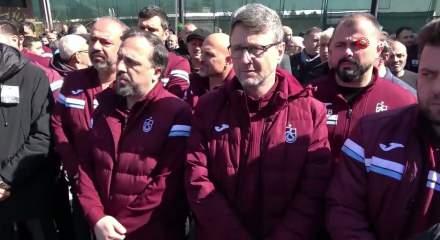  Trabzonspor'da, Orhan Kaynak i&ccedil;in t&ouml;ren d&uuml;zenlendi