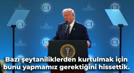 Trump: Bu kısa s&uuml;reli bir sefer olacak