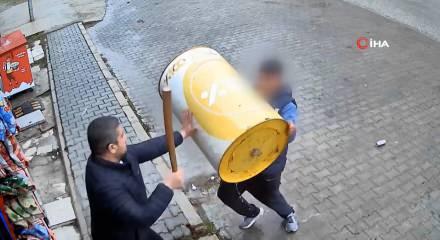 Afyonkarahisar'da tekel bayisinde meydana gelen kavga y&uuml;rekleri ağza getirdi...