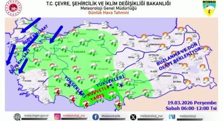 Arefe g&uuml;n&uuml; &ouml;ncesi kritik uyarı: 15 ilde sarı kodlu hava alarmı