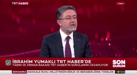 Bakan Yumaklı: T&uuml;rkiye, zorlu coğrafyada gıda g&uuml;vencesinde diren&ccedil;li