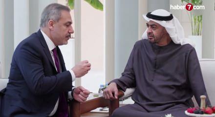 Dışişleri Bakanı Fidan, BAE Devlet Başkanı Al Nahyan tarafından kabul edildi
