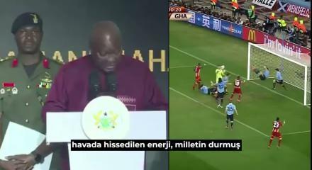 Gana Cumhurbaşkanı Uruguaylı yıldız Luis Suarez i&ccedil;in 'Ondan nefret ediyorum' dedi