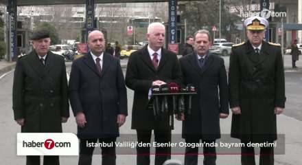 İstanbul Valisi G&uuml;l'den bayram &ouml;ncesi otogardaki polis denetim noktasına ziyaret