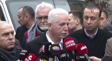 İstanbul'da &ccedil;&ouml;ken 2 bina sonrasında Vali Davut G&uuml;l a&ccedil;ıklmalarda bulundu