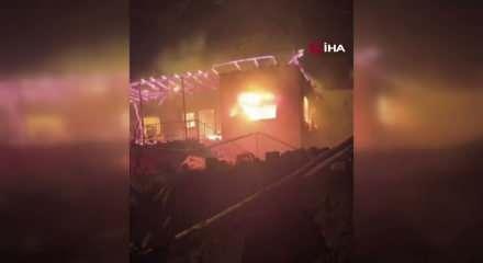 Kayseri'de yangın: Anne yaralı, kızı &ouml;ld&uuml;