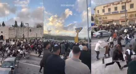 Mescid-i Aksa'da yasak! M&uuml;sl&uuml;manlar bayram namazı kılarken saldırdılar!