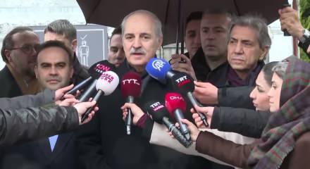 TBMM Başkanı Kurtulmuş, bayram namazını Ayasofya-i Kebir Camii'nde kıldı