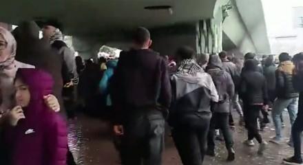 T&uuml;rk D&uuml;nyası'nın bayramı Nevruz'da provokasyon: İsrail'in aparatlarından al&ccedil;ak slogan!