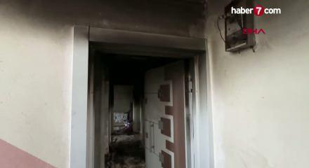 3 yaşındaki  &ccedil;ocuk &ccedil;akmakla oynarken evi yaktı